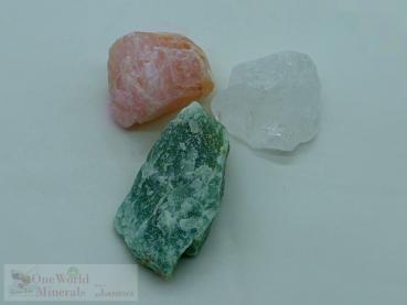 "Anahata-Chakra, Herzchakra" - quintESSENCE Chakra Wassersteine im Organza-Beutel